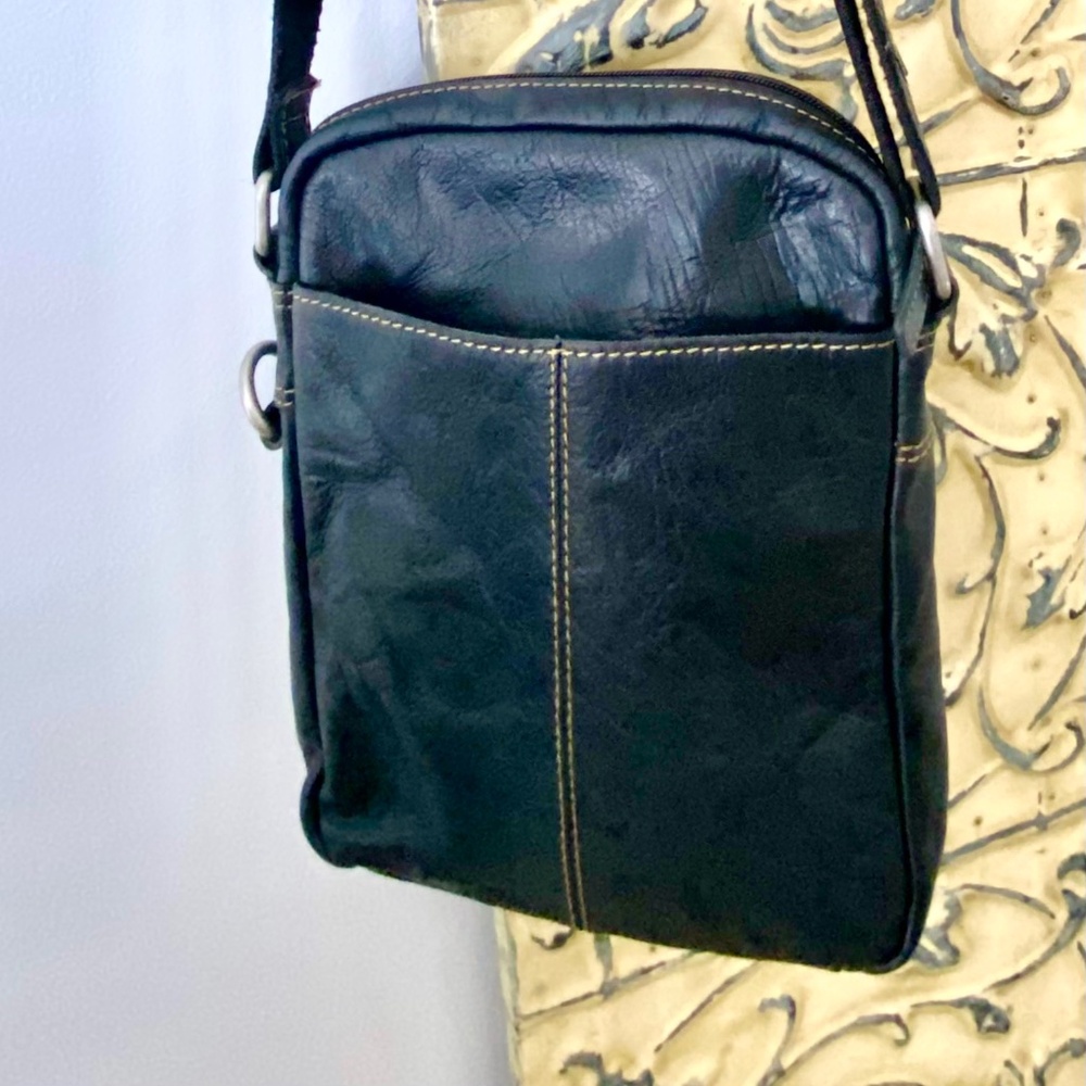 Jack Georges Black Leather Bag ~ Price Drop!!!
